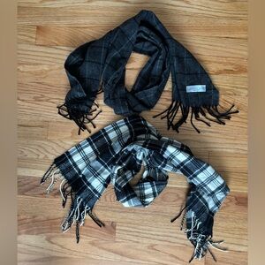 Men’s Plaid Scarves Set